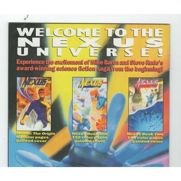 Vintage Dark Horse Magnus Robot Fighter & Nexus #1 Comic Book 93 Mike Baron - Picture 3 of 10